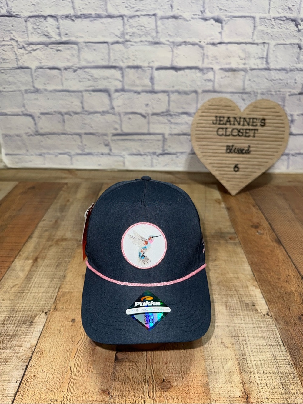 Pukka Hummingbird golf Rope Truckers Snapback Hat Pukka Tag nwt